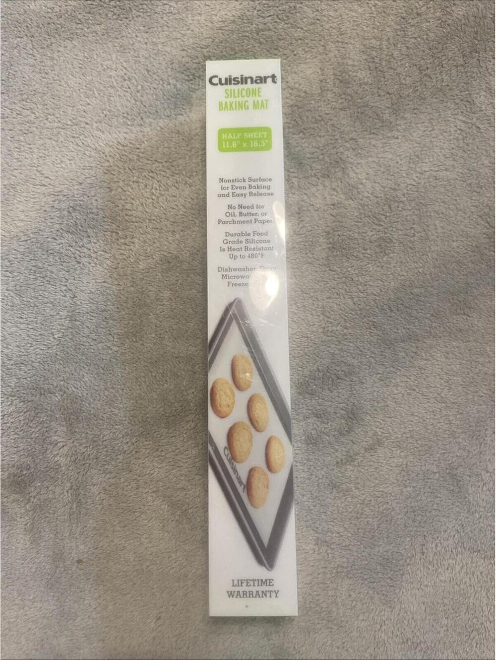 Cuisinart Baking Mat 11.6" x 16.5" Silicon Half Sheet Nonstick Oven Safe NEW